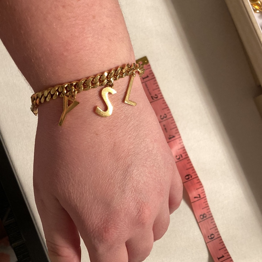 Ysl bracelet gold
